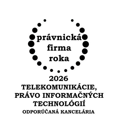 Právnická firma roka 2026 - Telekomunikácie, právo informačných technológií